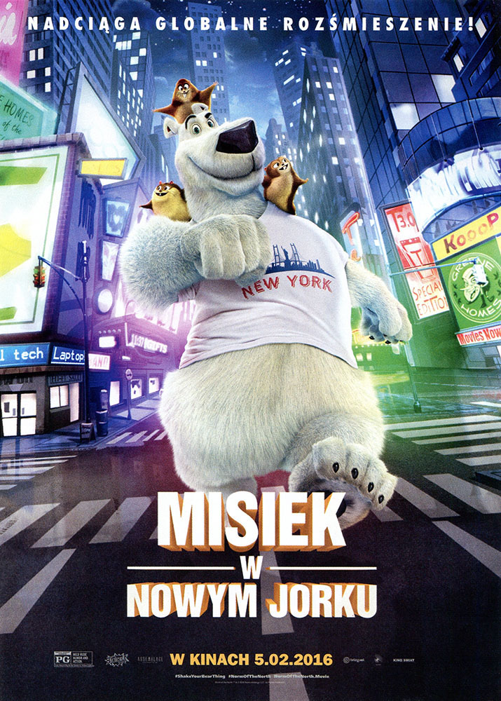 Ulotka filmu 'Misiek W Nowym Jorku (przód)'