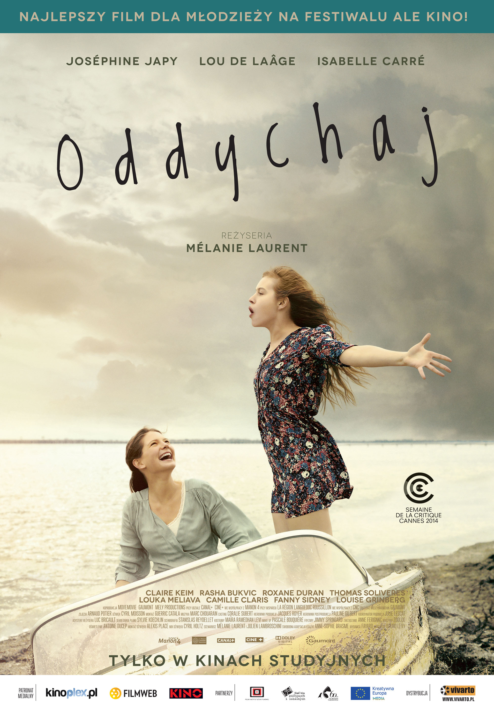 Polski plakat filmu 'Oddychaj'