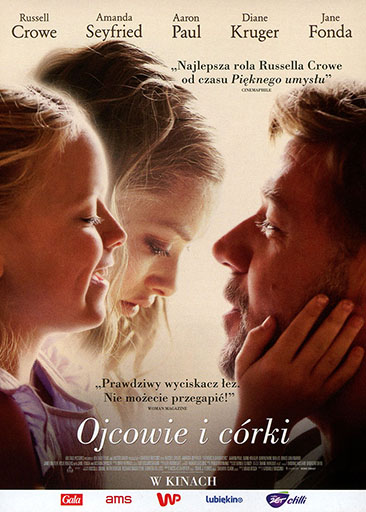 Przód ulotki filmu 'Ojcowie i córki'