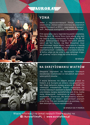Tył ulotki filmu 'Yona'