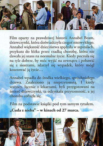 Tył ulotki filmu 'Cuda z nieba'