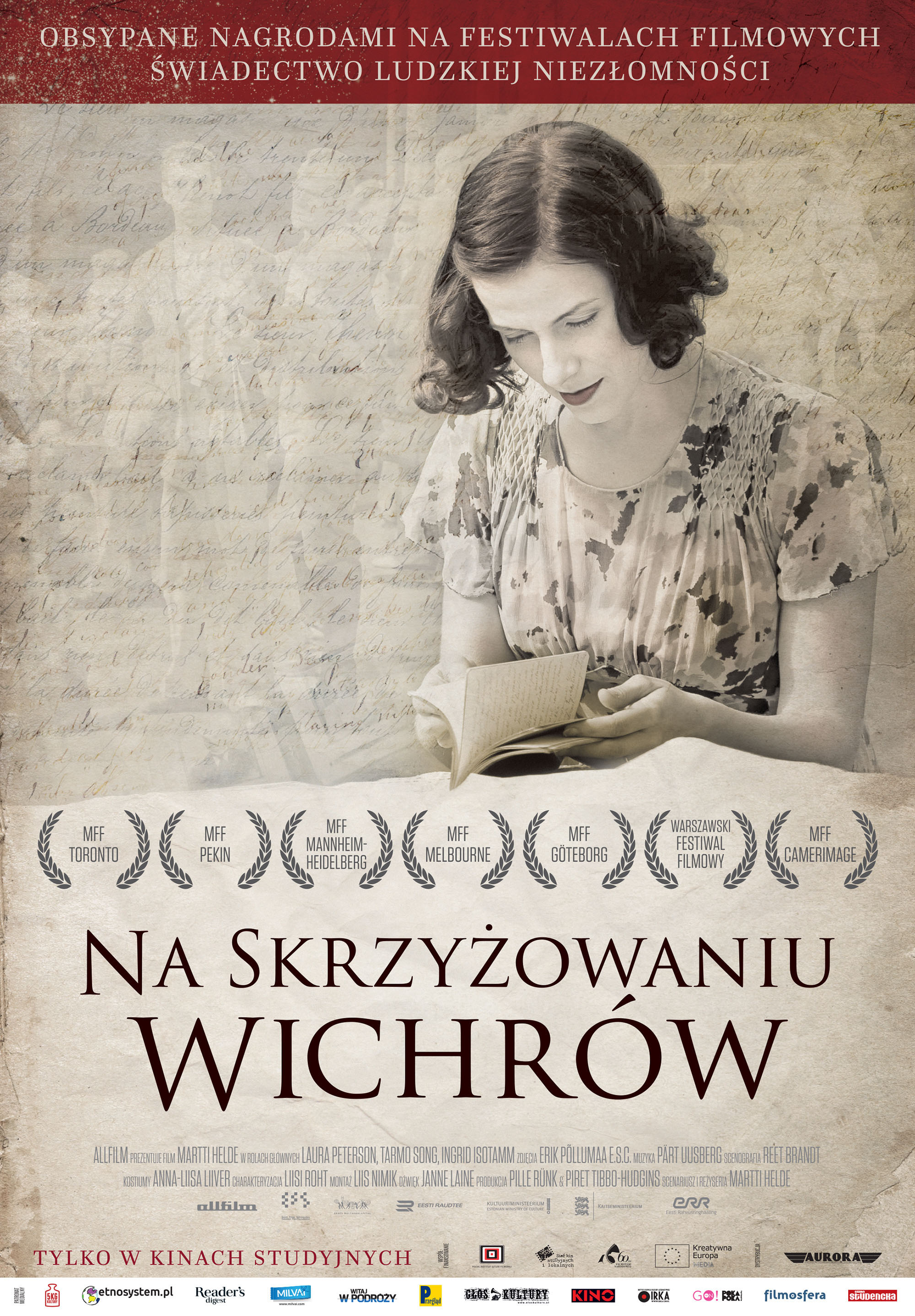 Polski plakat filmu 'Na skrzyżowaniu wichrów'