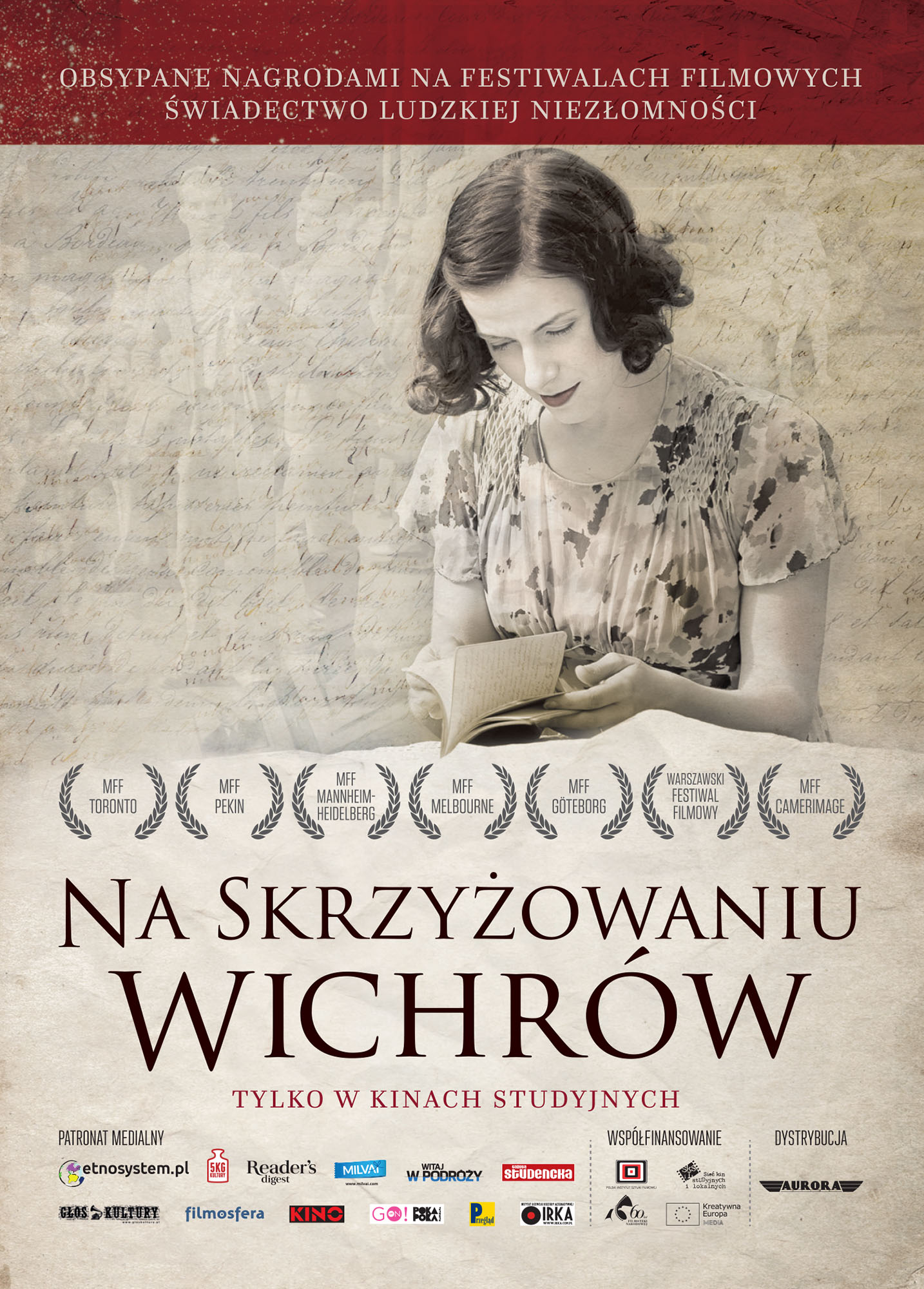 Ulotka filmu 'Na Skrzyżowaniu Wichrów (przód)'
