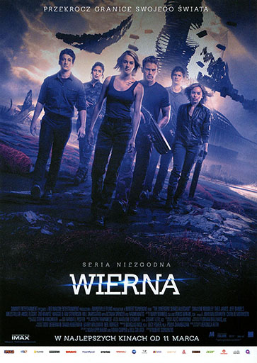 Przód ulotki filmu 'Seria Niezgodna: Wierna'
