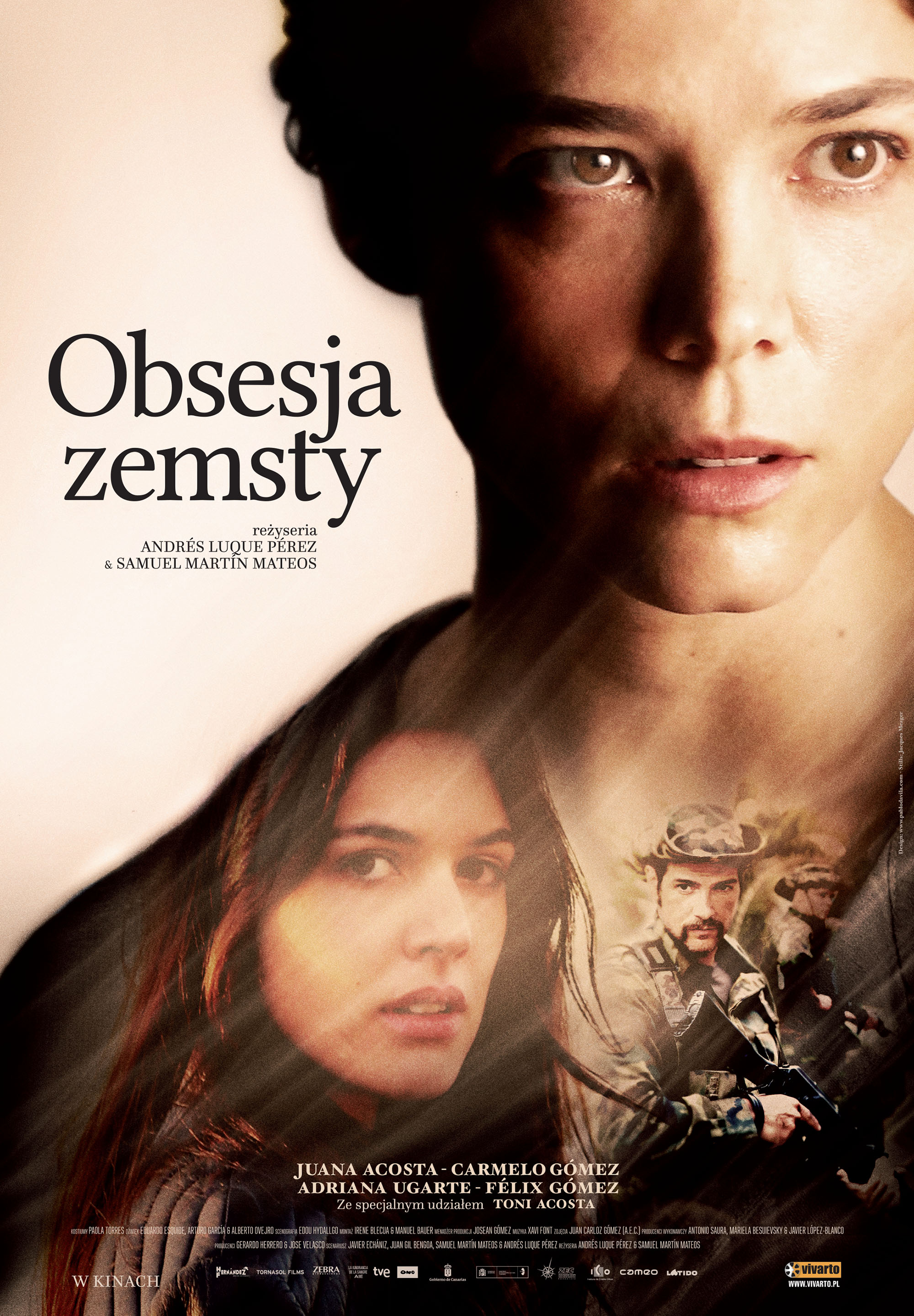 Polski plakat filmu 'Obsesja zemsty'