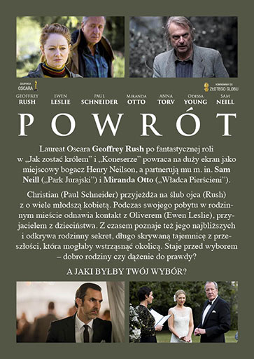 Tył ulotki filmu 'Powrót'