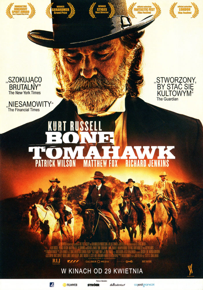 Ulotka filmu 'Bone Tomahawk (przód)'