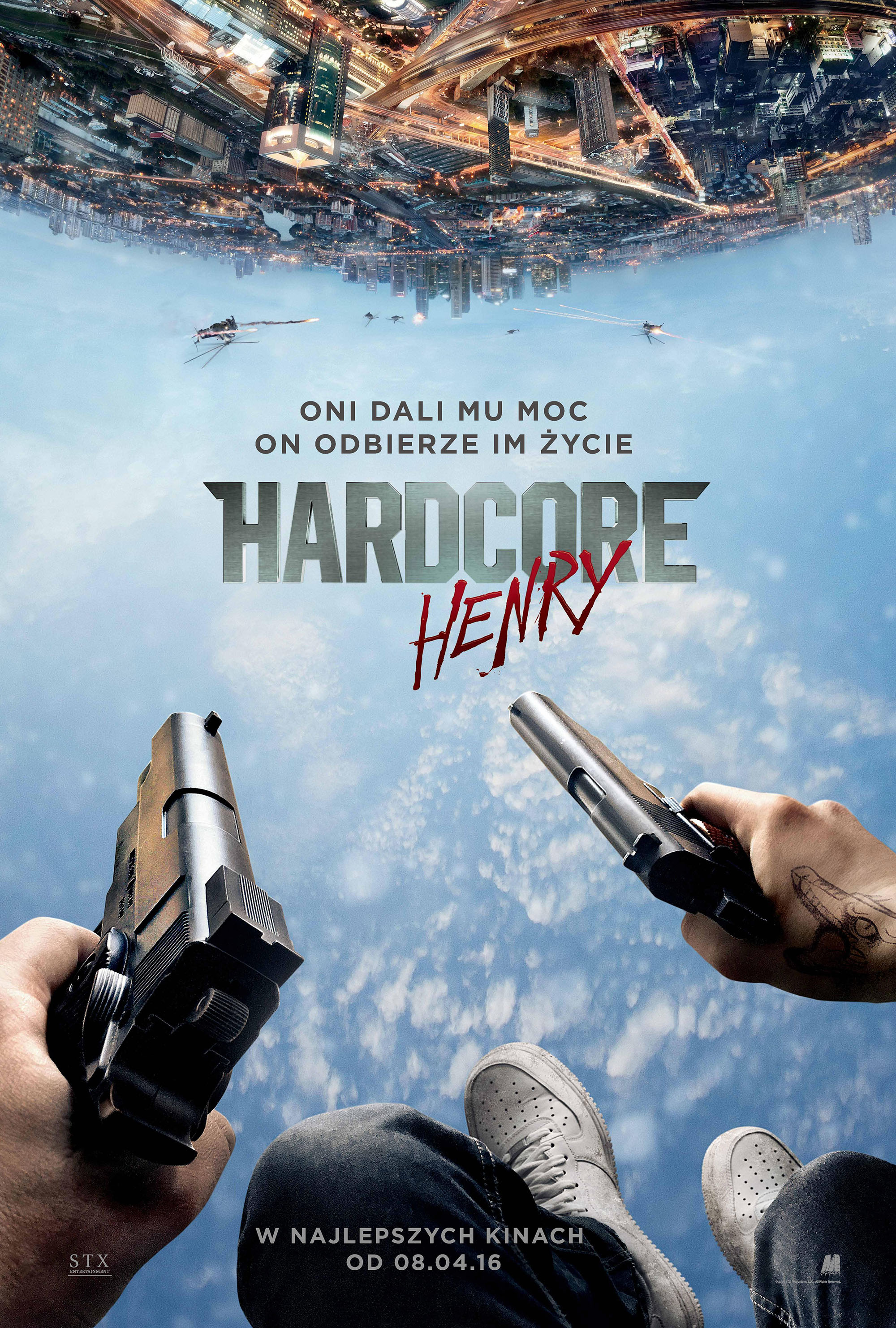 Polski plakat filmu 'Hardcore Henry'