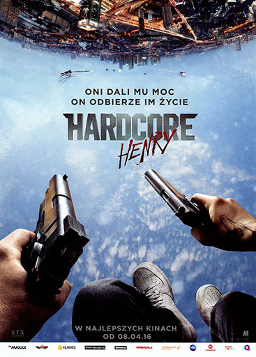 Przód ulotki filmu 'Hardcore Henry'