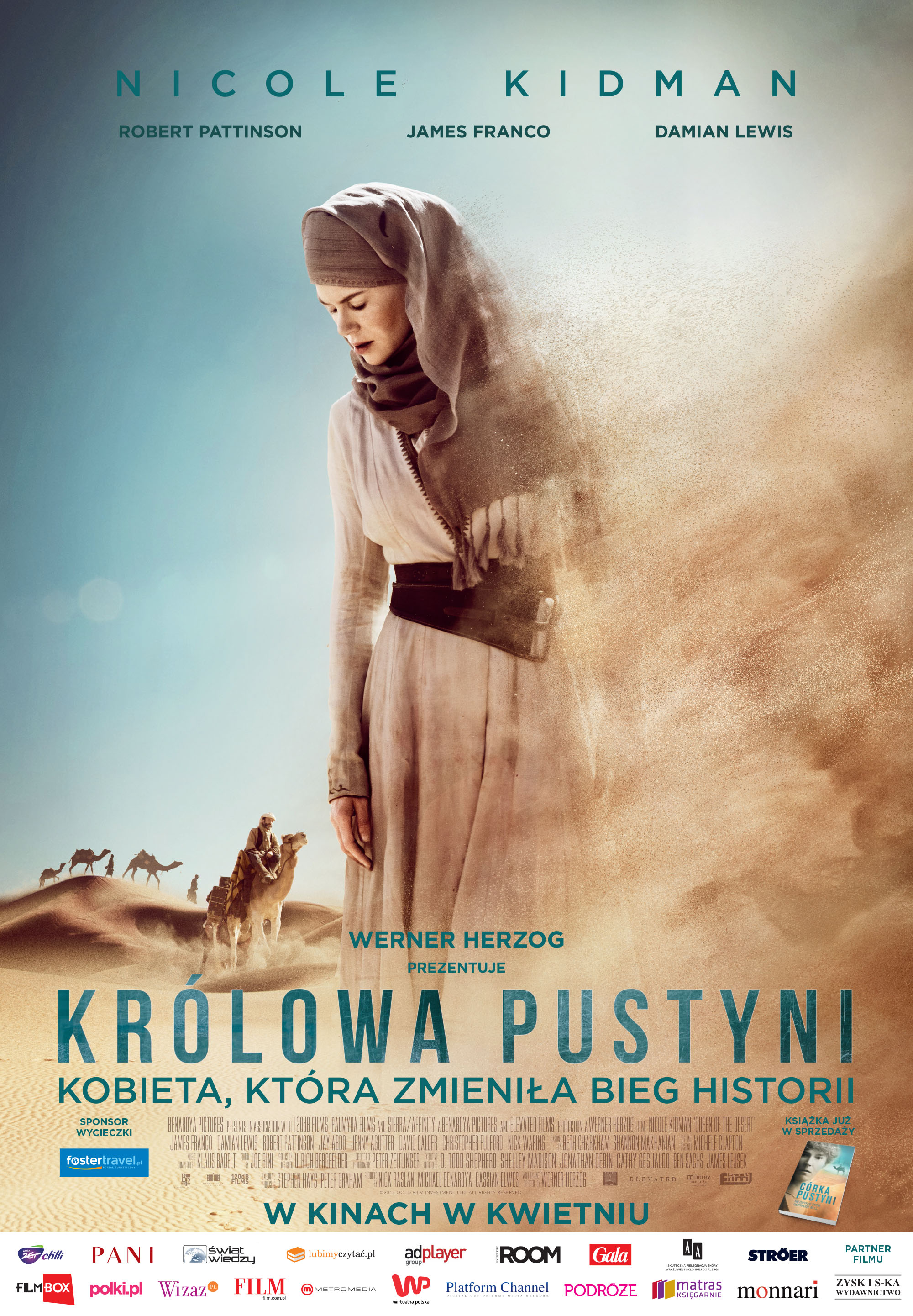 Polski plakat filmu 'Królowa pustyni'