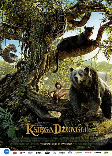 Przód ulotki filmu 'Księga dżungli'