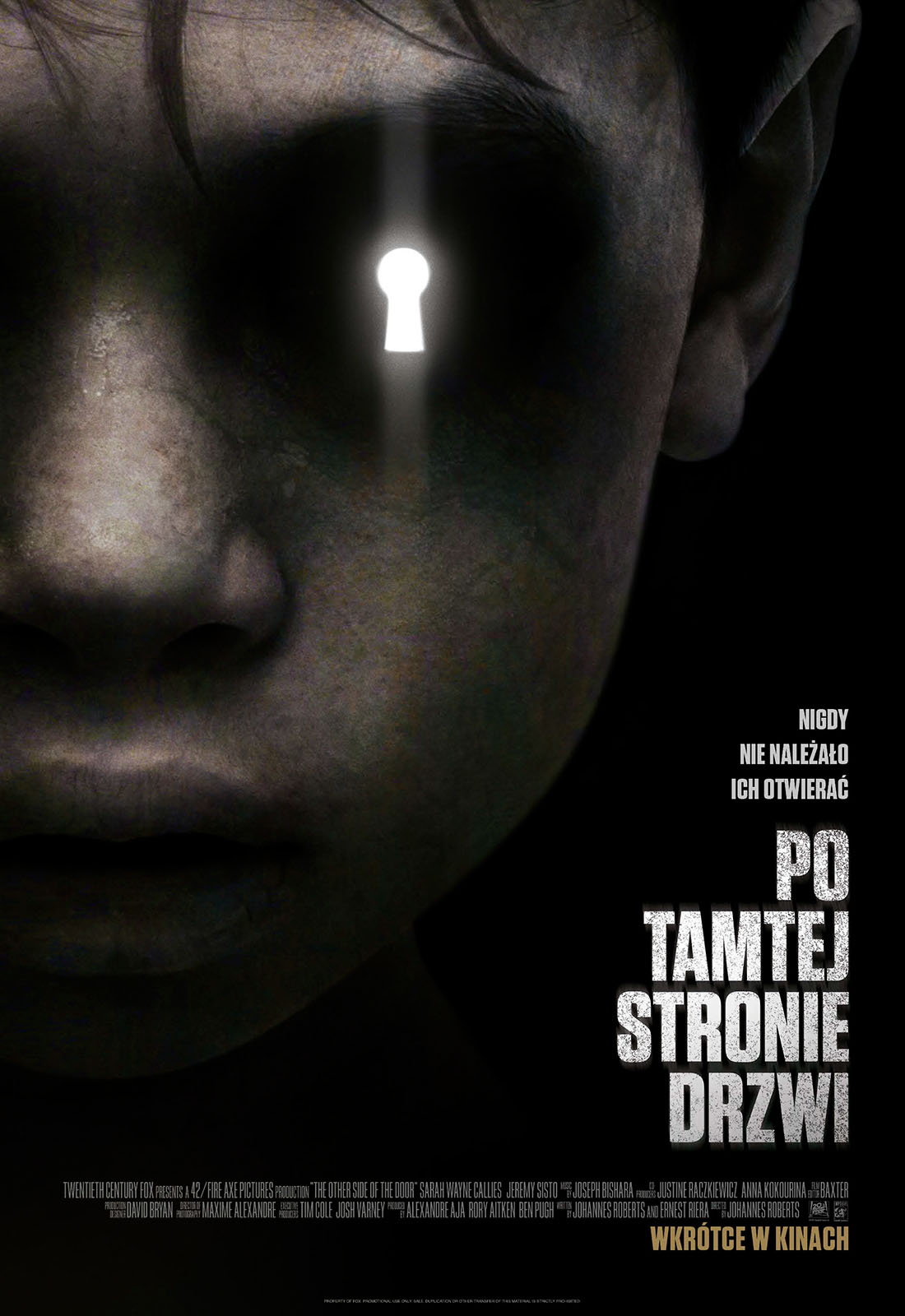 Polski plakat filmu 'Po tamtej stronie drzwi'
