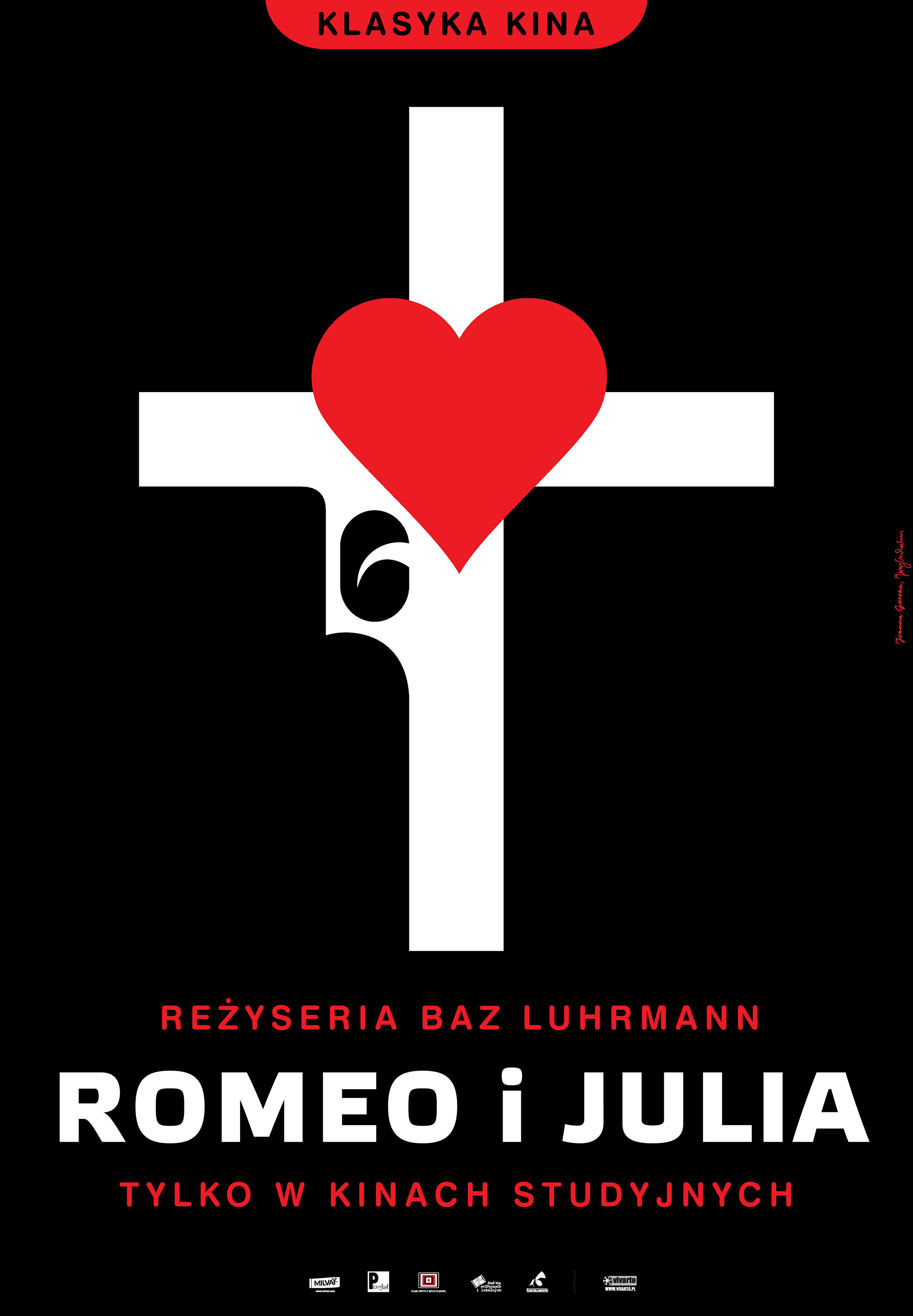Polski plakat filmu 'Romeo i Julia'