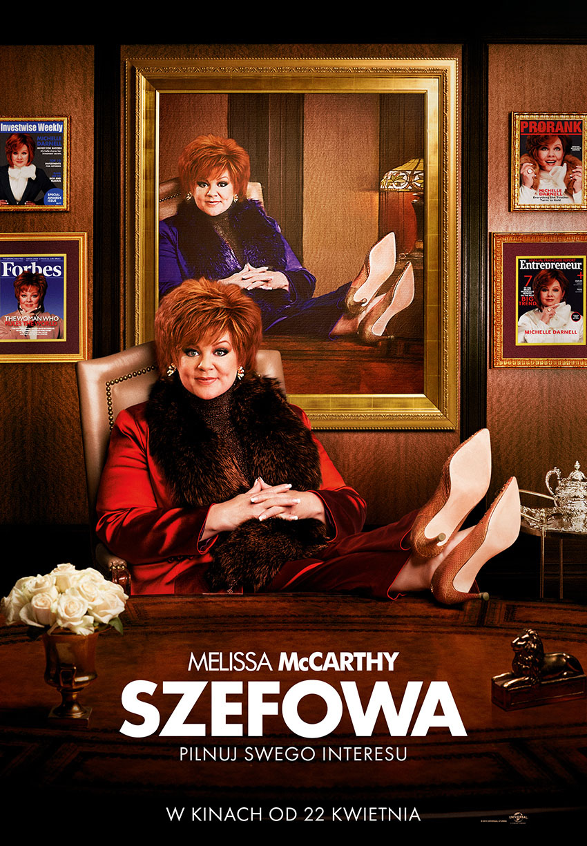 Polski plakat filmu 'Szefowa'