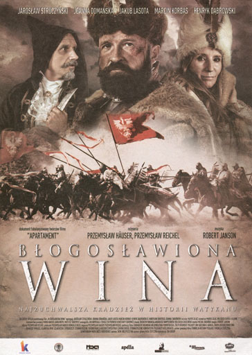 Przód ulotki filmu 'Błogosławiona wina'