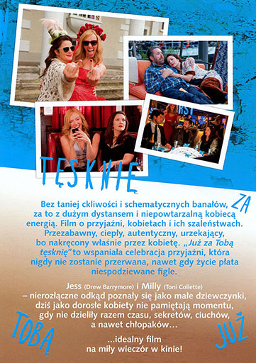 Tył ulotki filmu 'Już za tobą tęsknię'