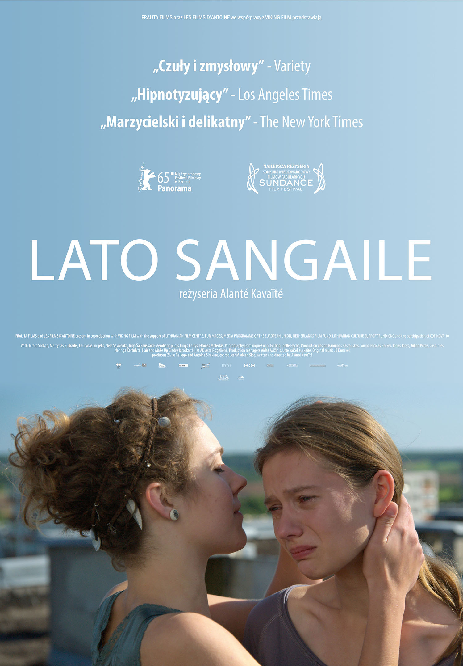 Polski plakat filmu 'Lato Sangaile'