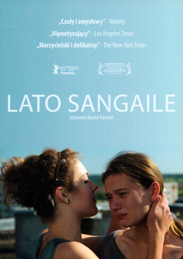 Przód ulotki filmu 'Lato Sangaile'