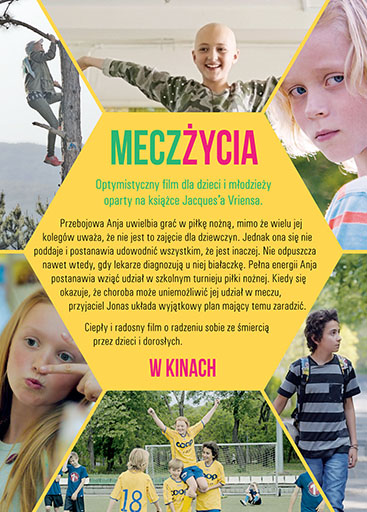 Tył ulotki filmu 'Mecz życia'