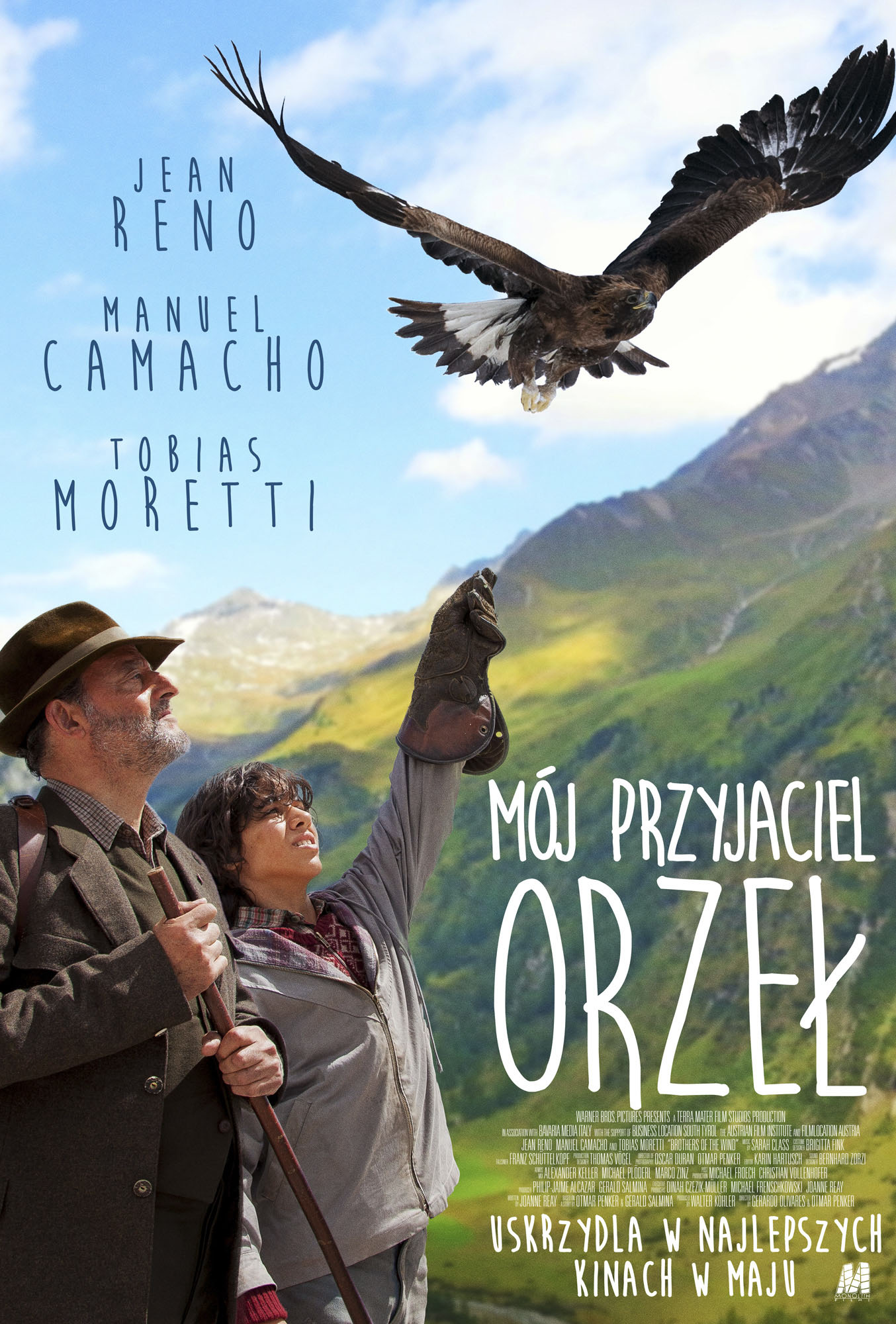 Polski plakat filmu 'Mój przyjaciel orzeł'