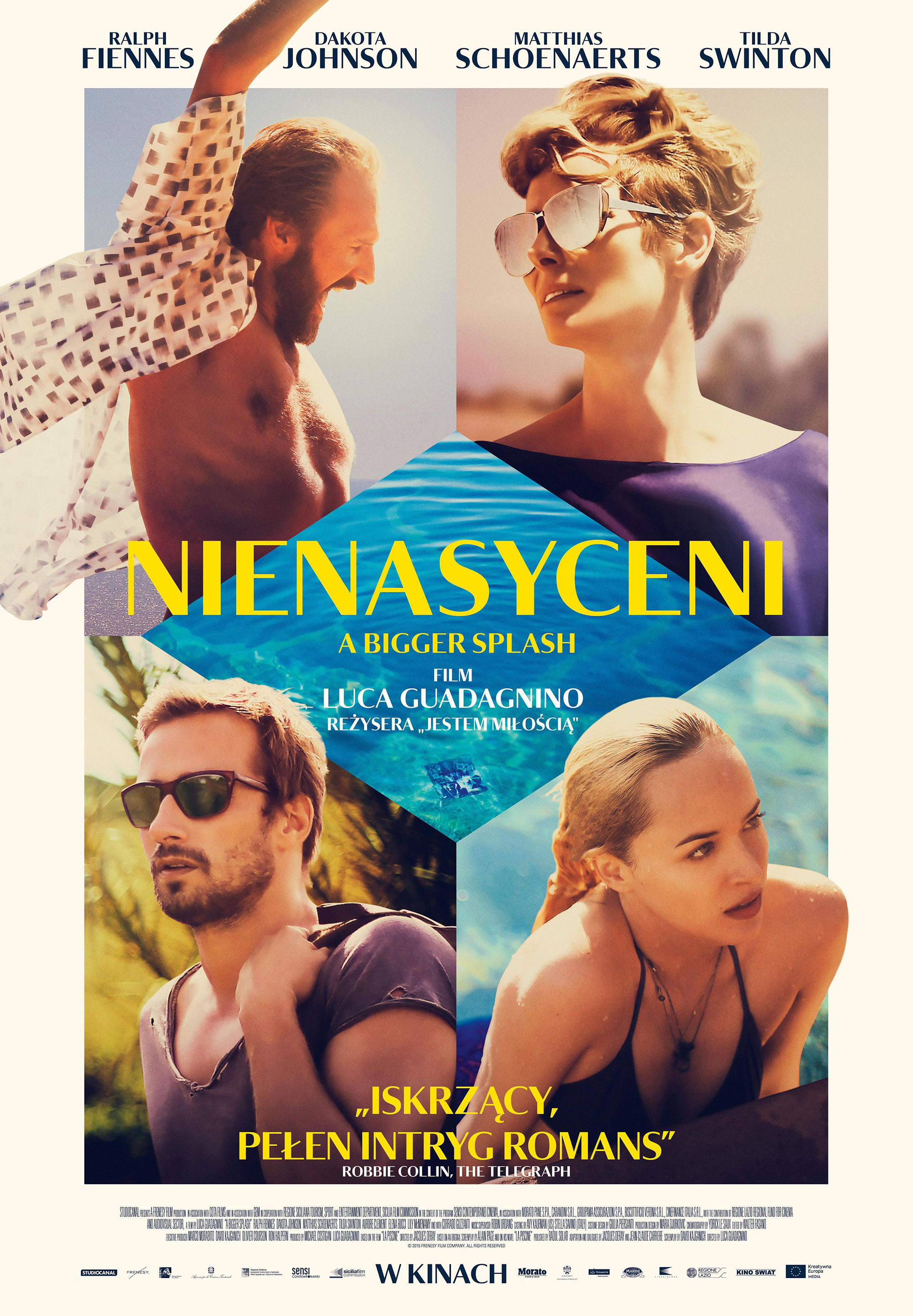 Polski plakat filmu 'Nienasyceni'