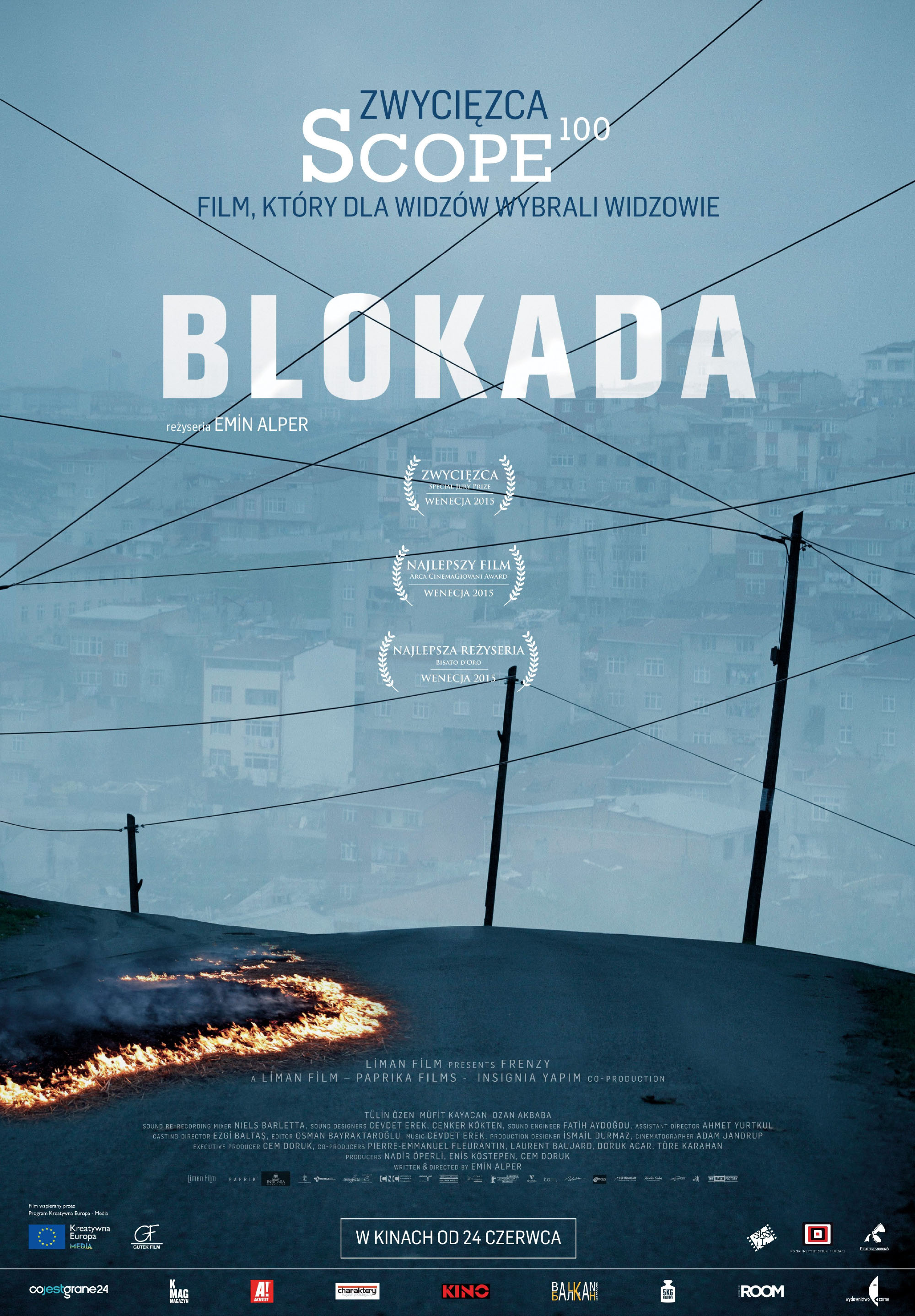 Polski plakat filmu 'Blokada'