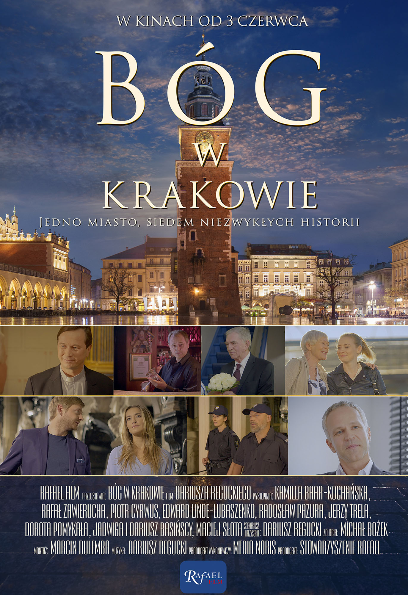 Polski plakat filmu 'Bóg w Krakowie'