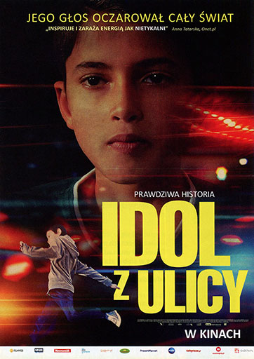 Przód ulotki filmu 'Idol z ulicy'