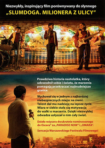 Tył ulotki filmu 'Idol z ulicy'