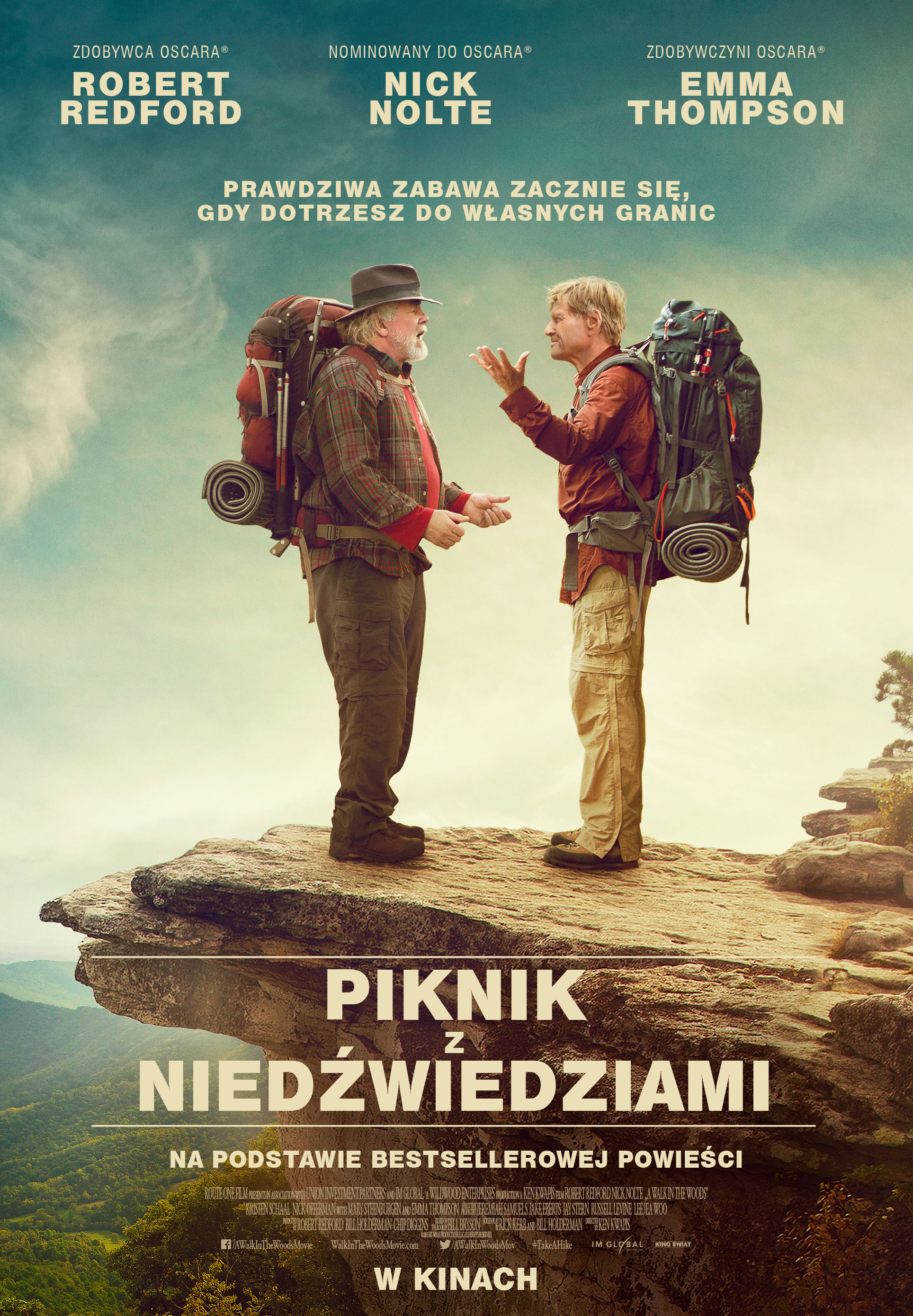 Polski plakat filmu 'Piknik z niedźwiedziami'