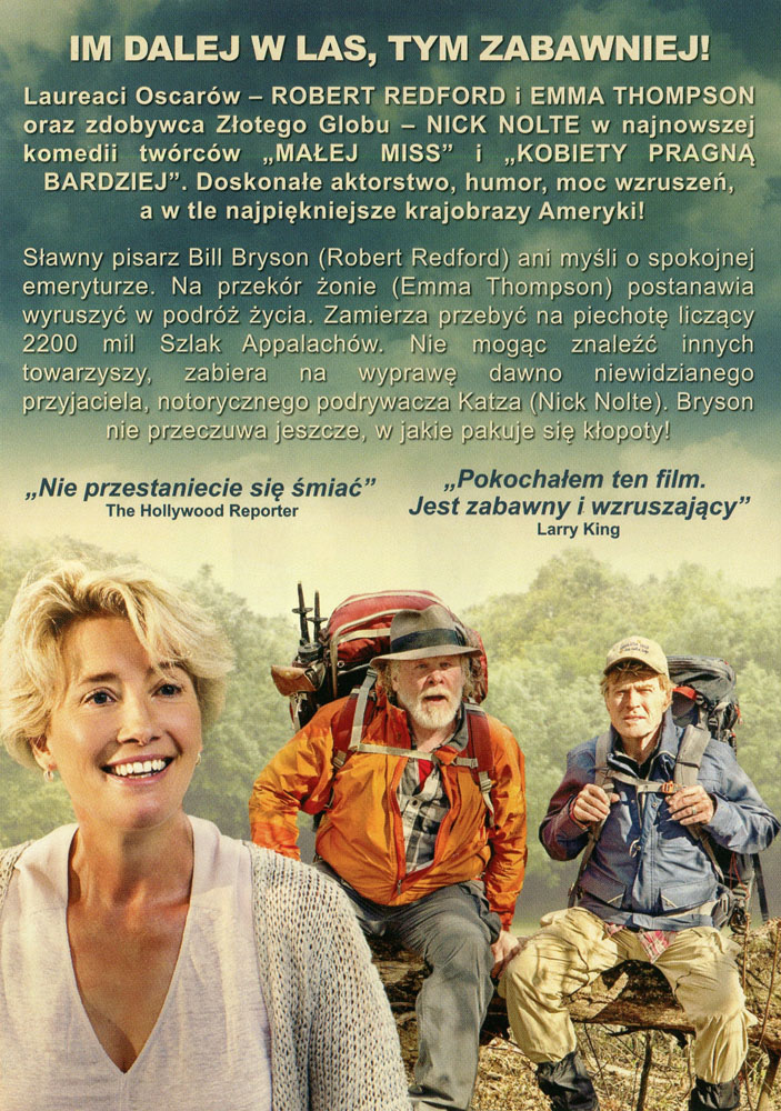 Ulotka filmu 'Piknik Z Niedźwiedziami (tył)'