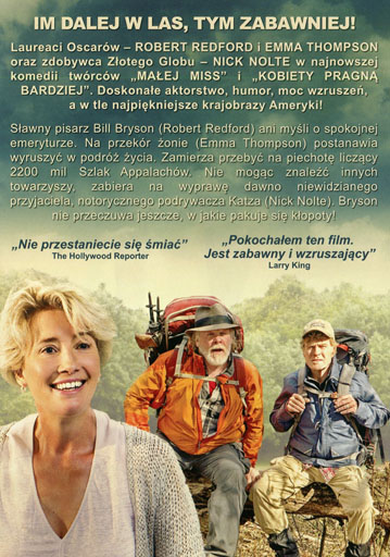 Tył ulotki filmu 'Piknik z niedźwiedziami'