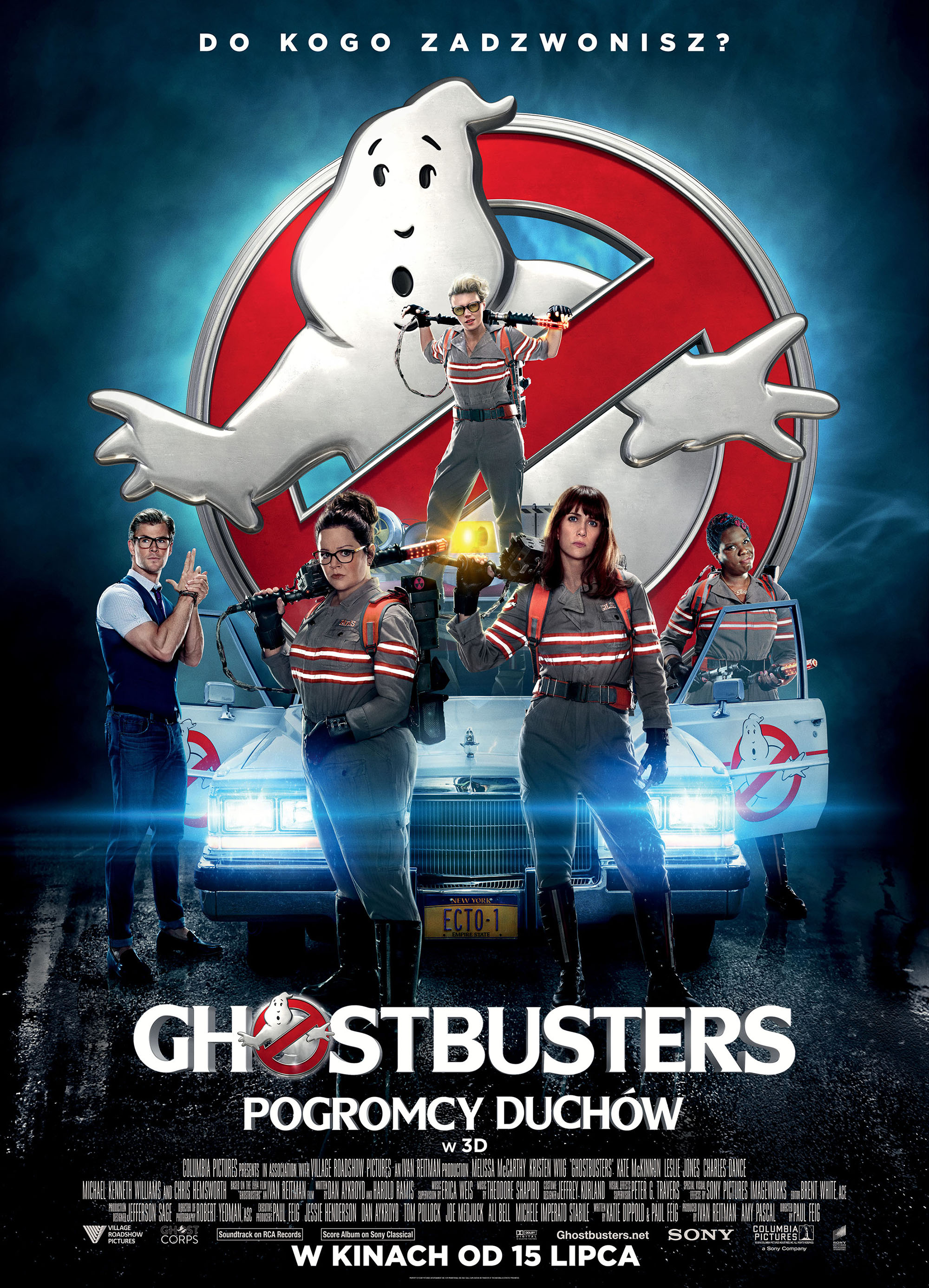 Polski plakat filmu 'Ghostbusters. Pogromcy duchów'