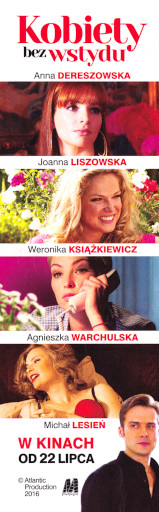 Przód ulotki filmu 'Kobiety bez wstydu'
