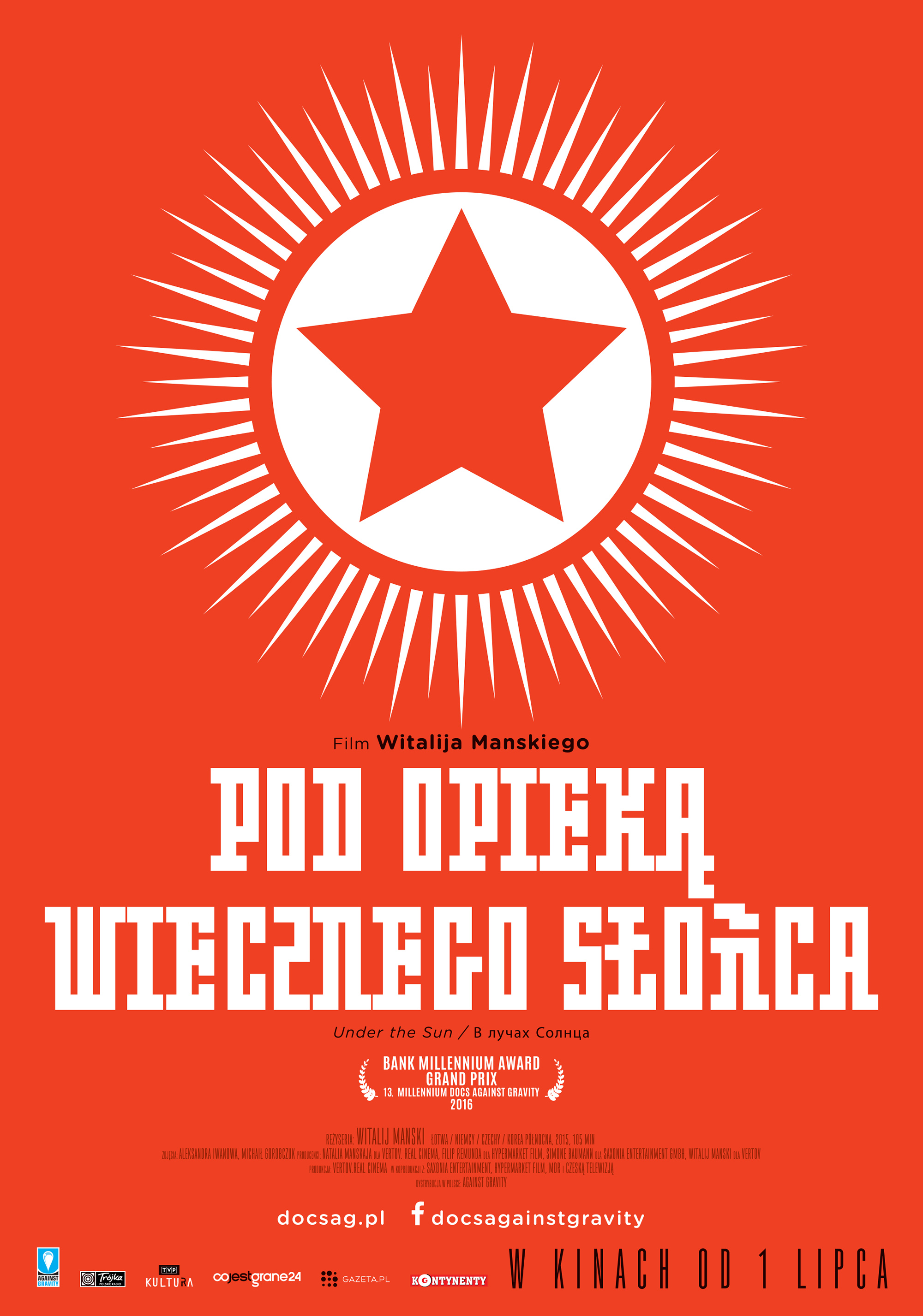 Polski plakat filmu 'Pod opieką wiecznego słońca'