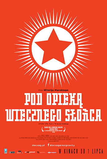 Przód ulotki filmu 'Pod opieką wiecznego słońca'