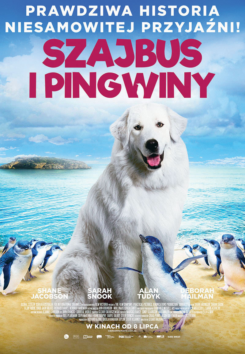 Polski plakat filmu 'Szajbus i pingwiny'