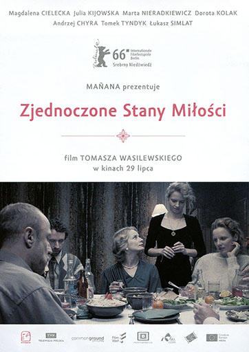 Przód ulotki filmu 'Zjednoczone stany miłości'