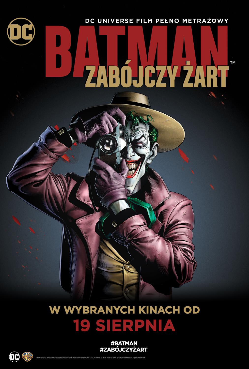 Polski plakat filmu 'Batman: Zabójczy żart'
