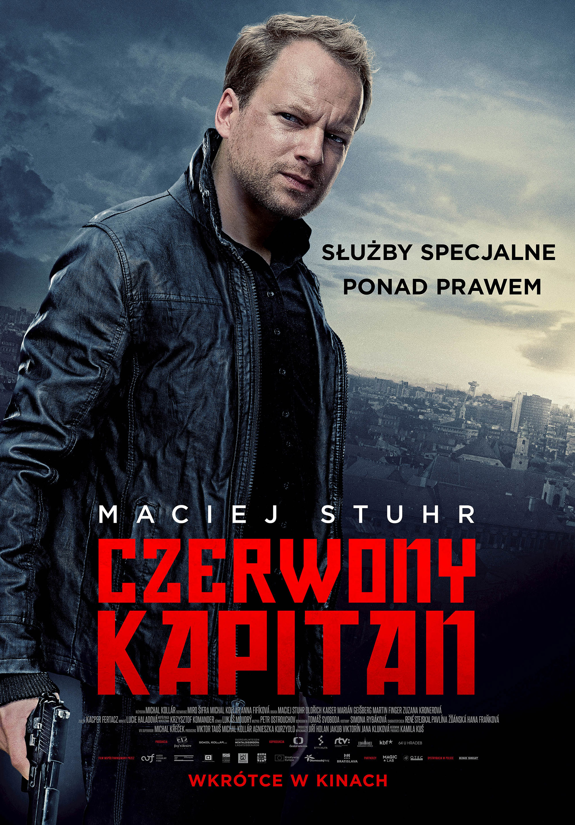 Polski plakat filmu 'Czerwony kapitan'