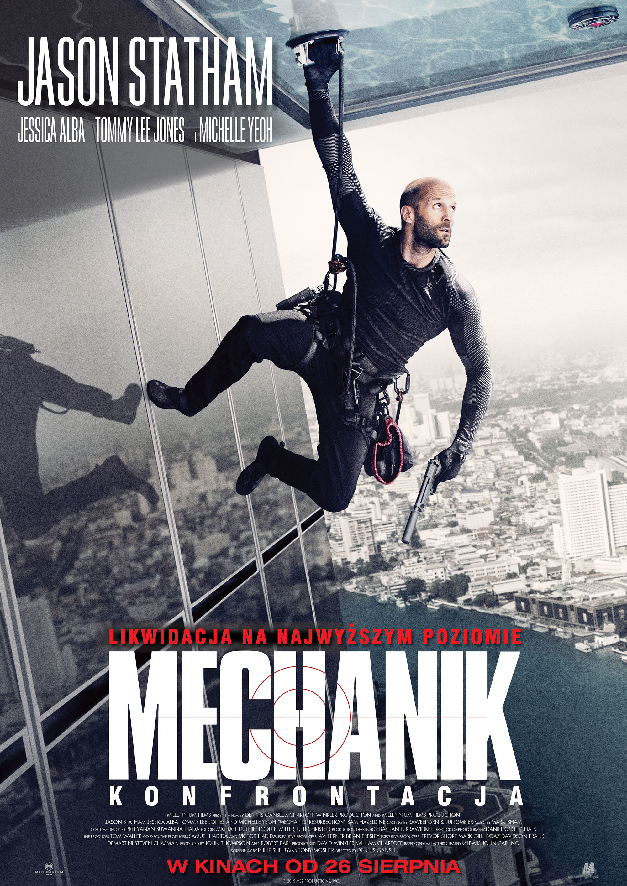 Polski plakat filmu 'Mechanik: Konfrontacja'