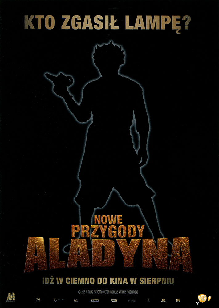 Ulotka filmu 'Nowe Przygody Aladyna (przód)'