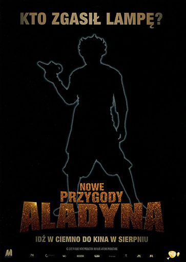 Przód ulotki filmu 'Nowe przygody Aladyna'