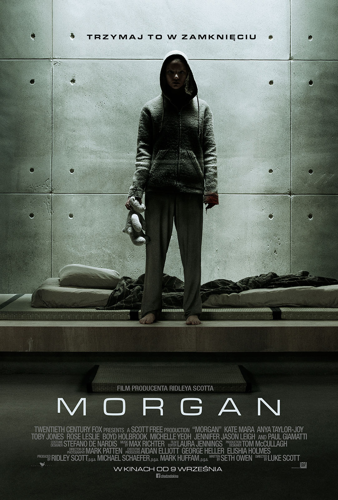 Polski plakat filmu 'Morgan'