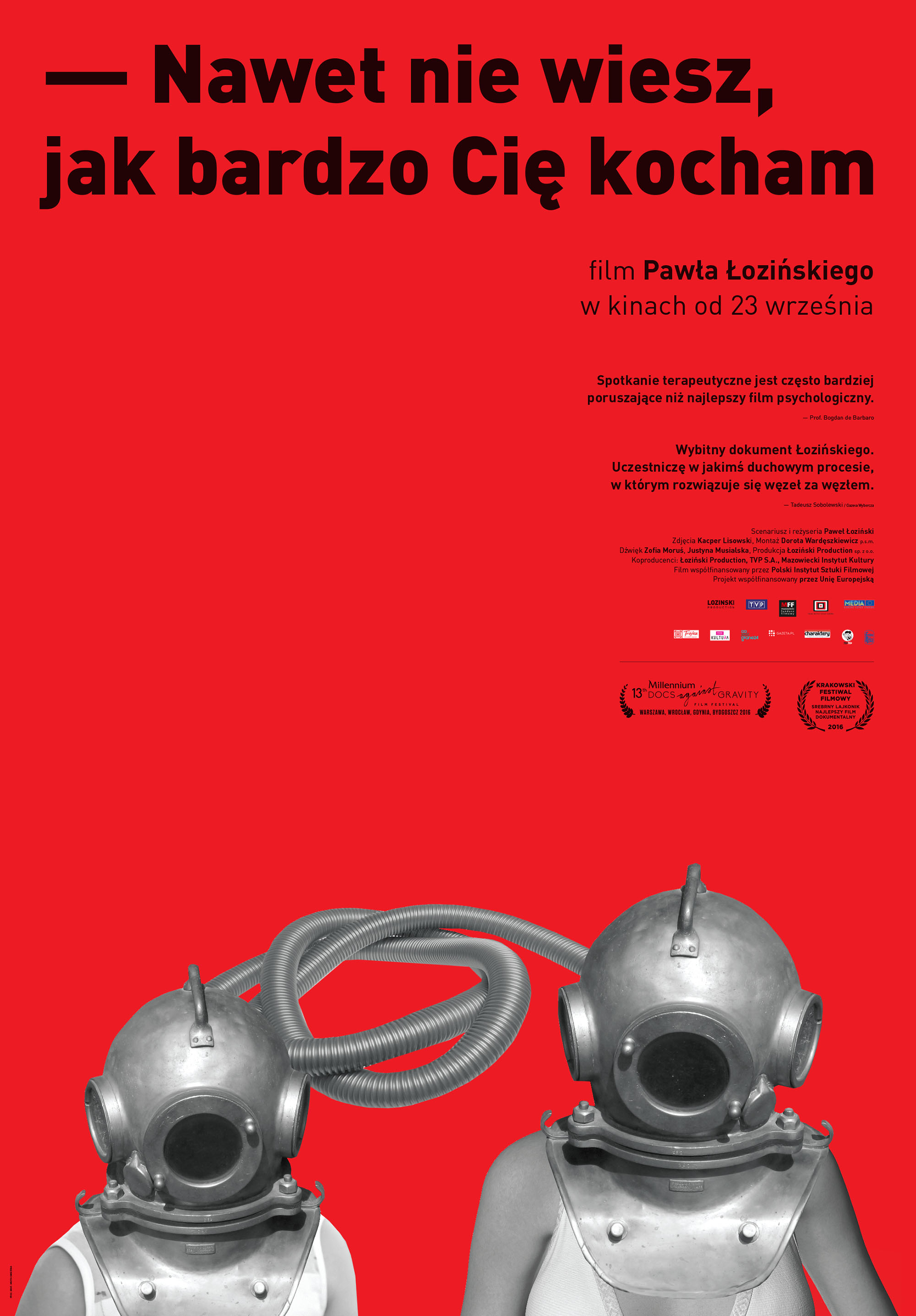 Polski plakat filmu 'Nawet nie wiesz, jak bardzo Cię kocham'