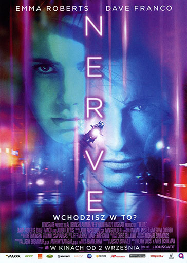 Przód ulotki filmu 'Nerve'