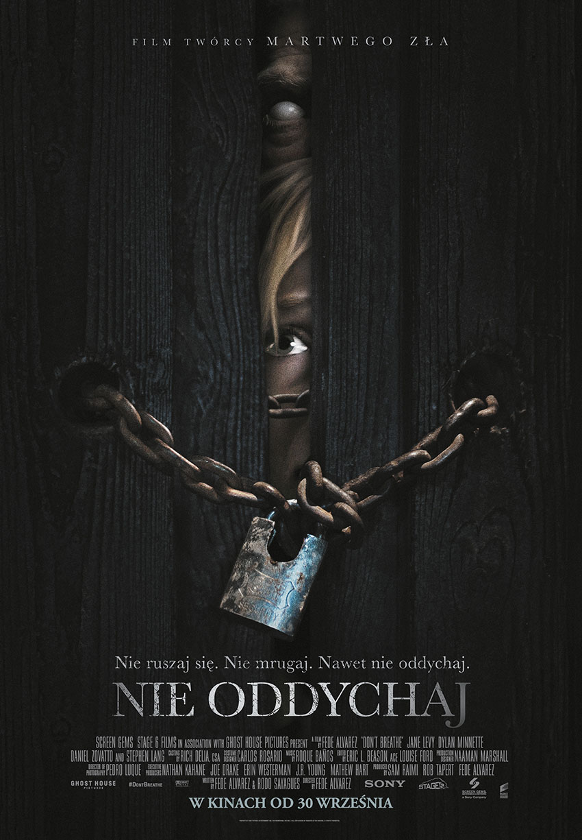 Polski plakat filmu 'Nie oddychaj'