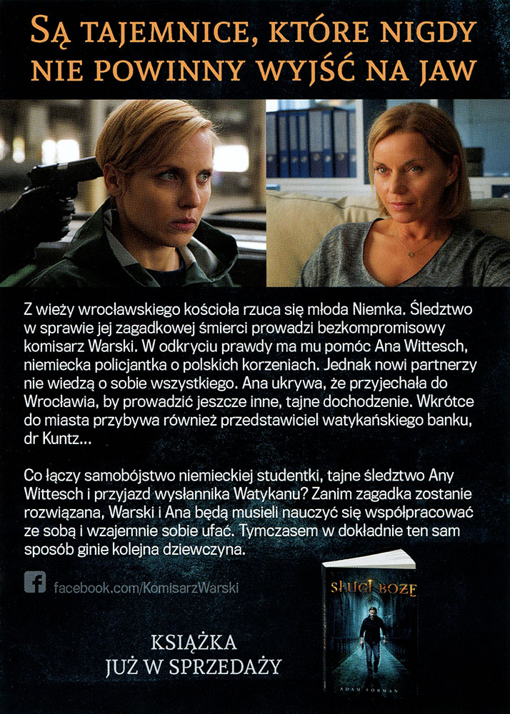 Ulotka filmu 'Sługi Boże (tył - wersja B)'