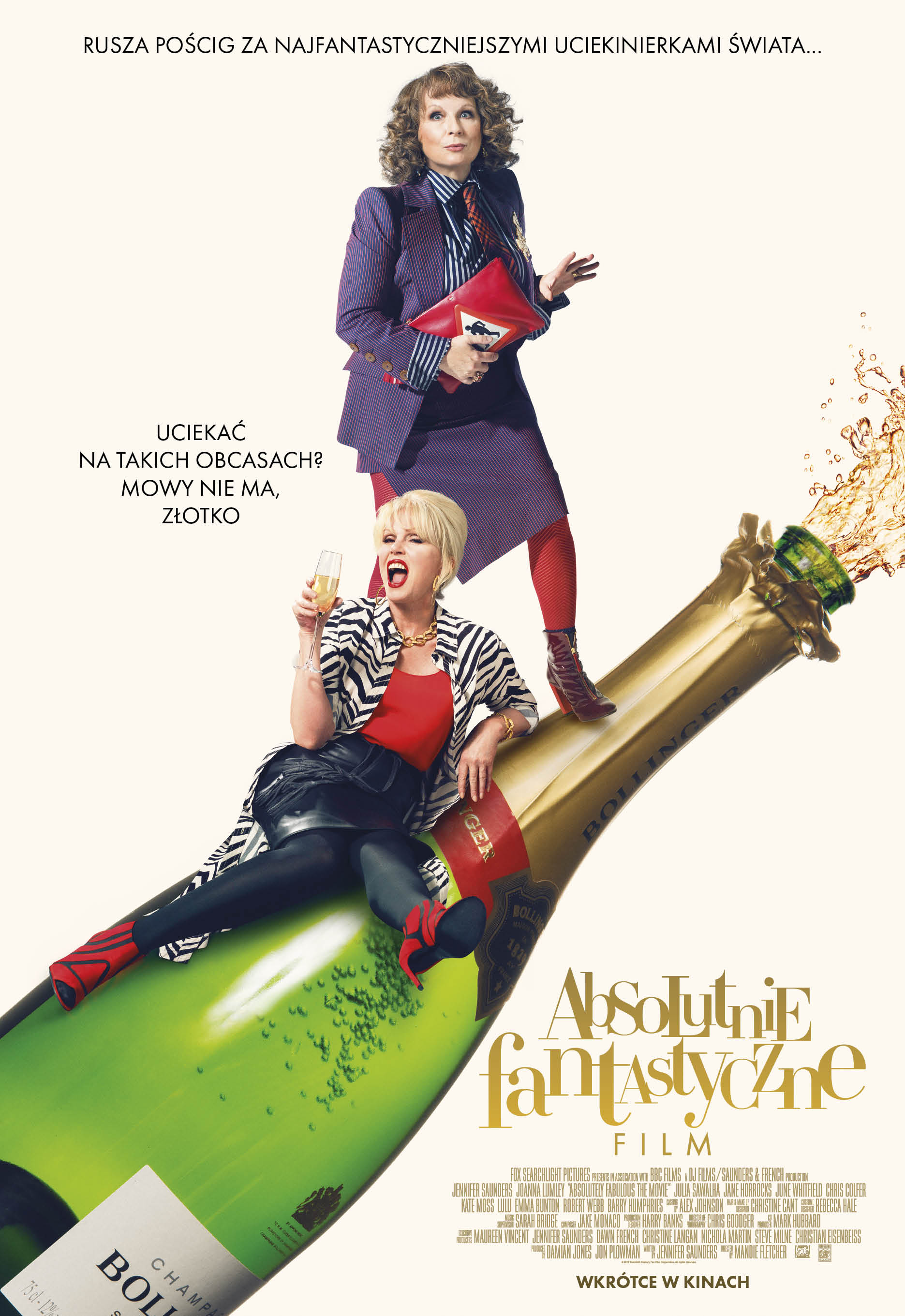 Polski plakat filmu 'Absolutnie fantastyczne: Film'