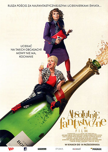 Przód ulotki filmu 'Absolutnie fantastyczne: Film'